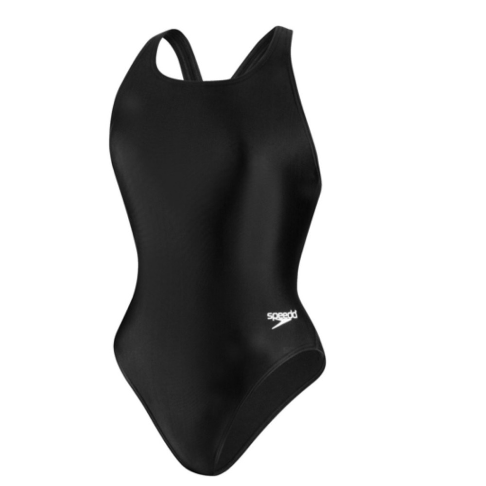 NWT- Speedo Pro LT Black One Piece Swimsuit